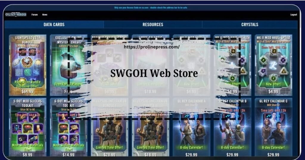 swgoh webstore