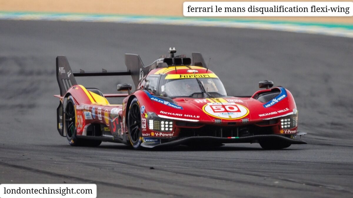 ferrari le mans disqualification flexi-wing