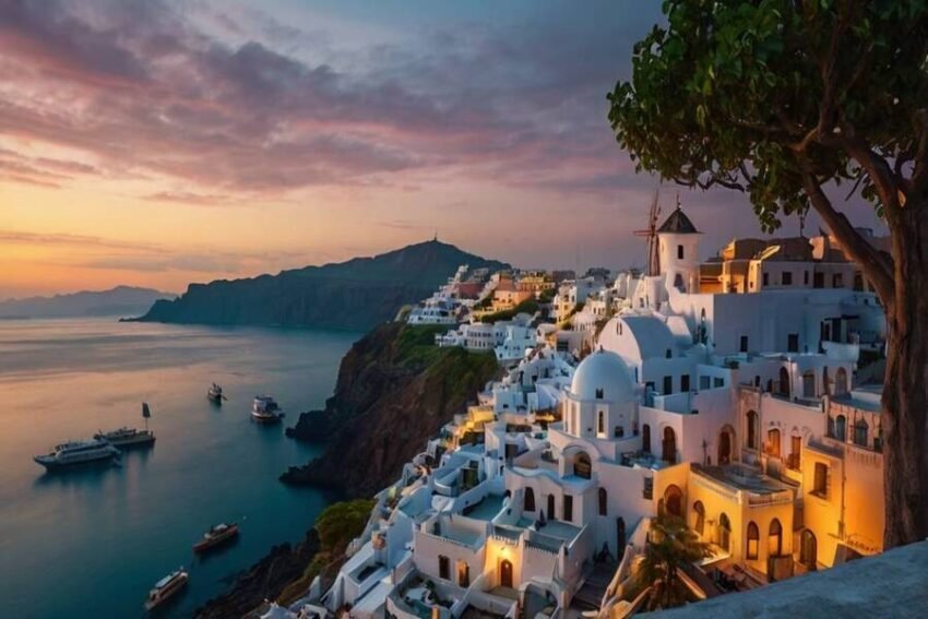 santorini tourism decline uk travelers