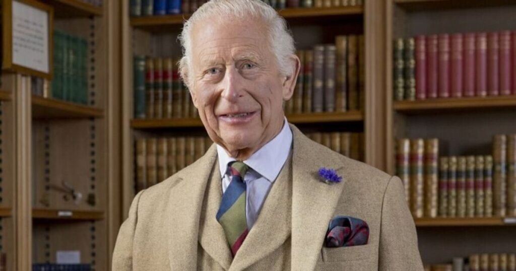 king charles military visit body language