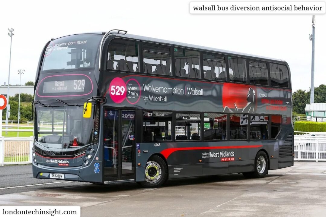 walsall bus diversion antisocial behavior