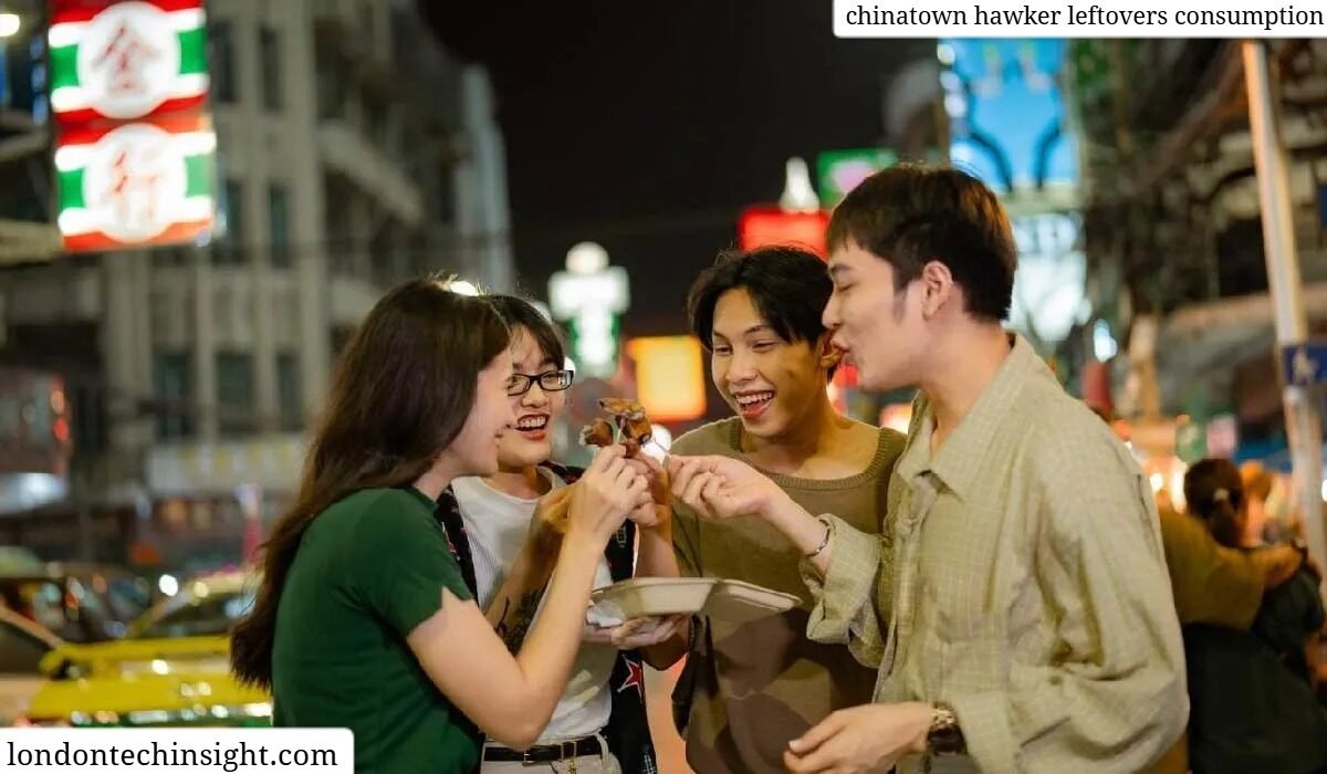 chinatown hawker leftovers consumption