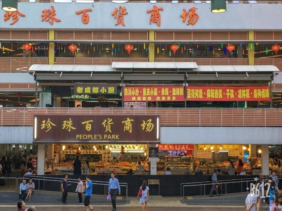 chinatown hawker leftovers consumption