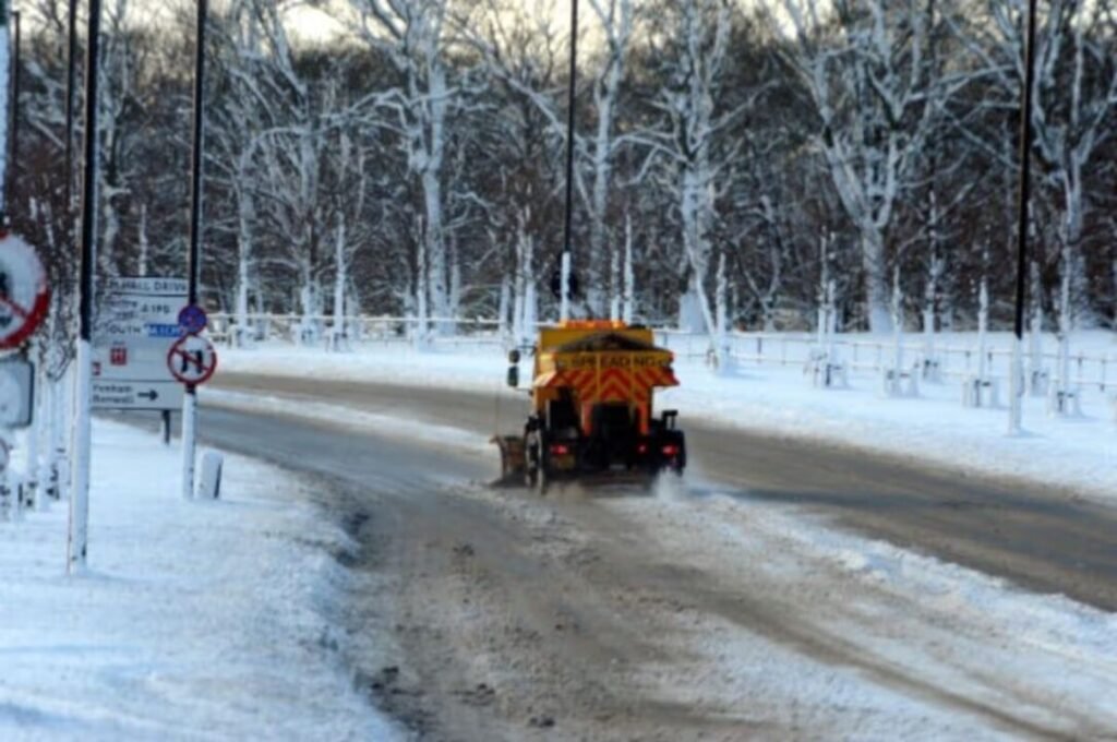 uk faces widespread snow with one area spared