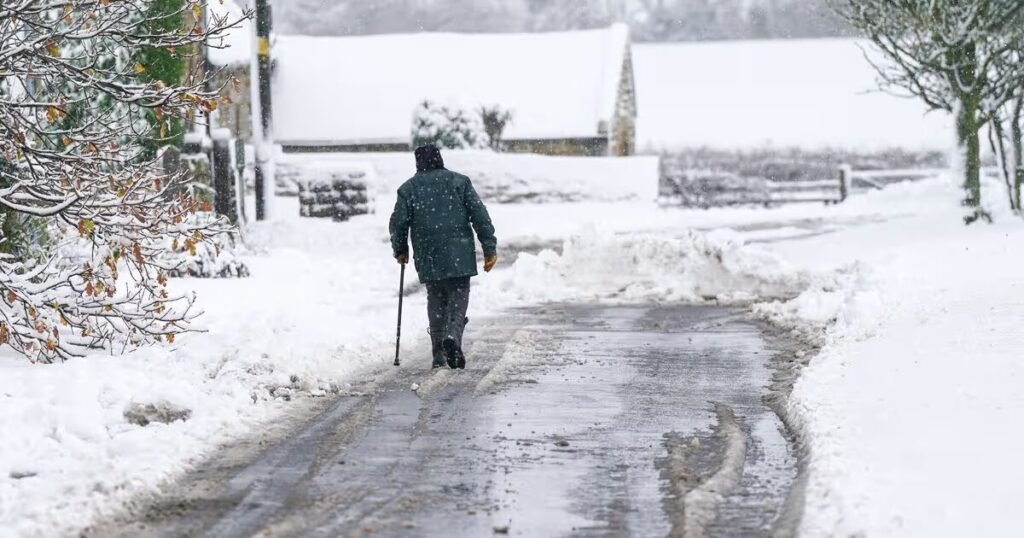 uk faces widespread snow with one area spared