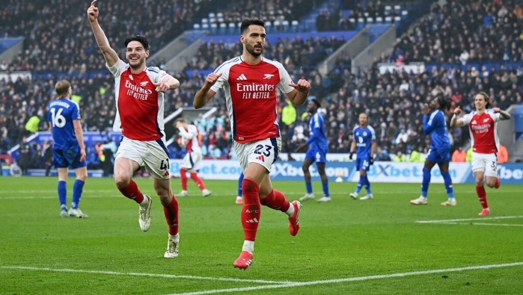 arsenal f.c. vs leicester city timeline