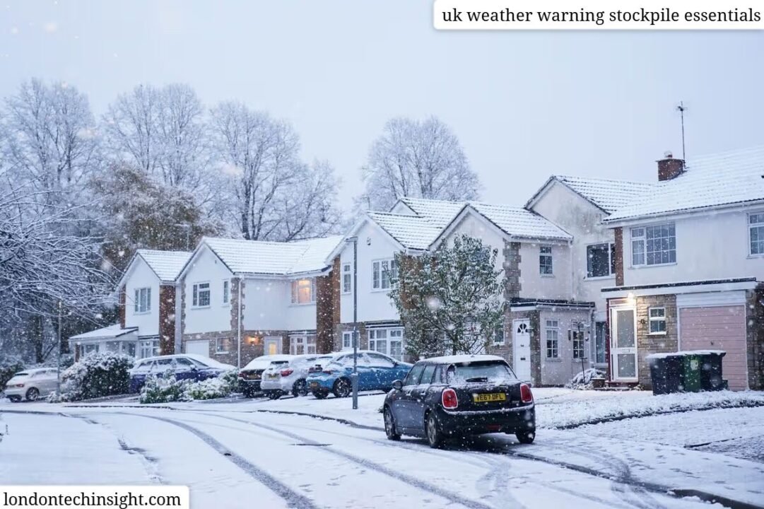 uk weather warning stockpile essentials