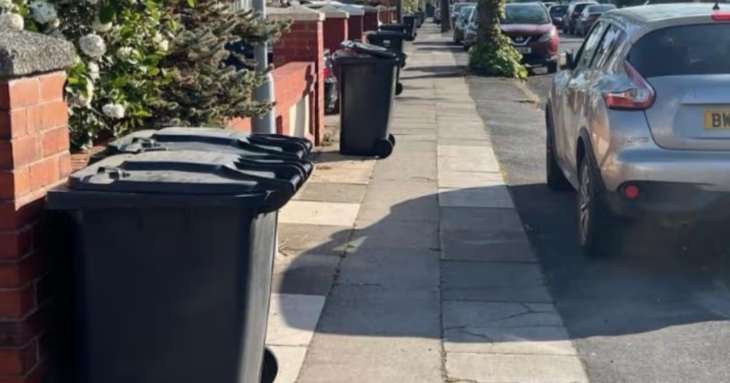 holiday wheelie bin fines uk